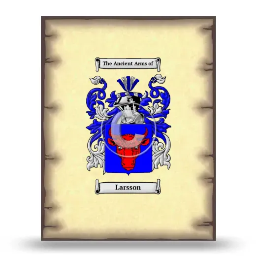 Larsson Coat of Arms Print
