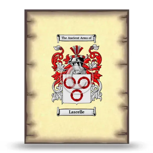 Lascelle Coat of Arms Print