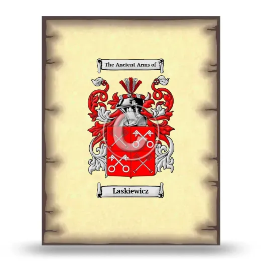 Laskiewicz Coat of Arms Print