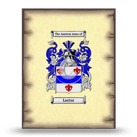 Lastur Coat of Arms Print