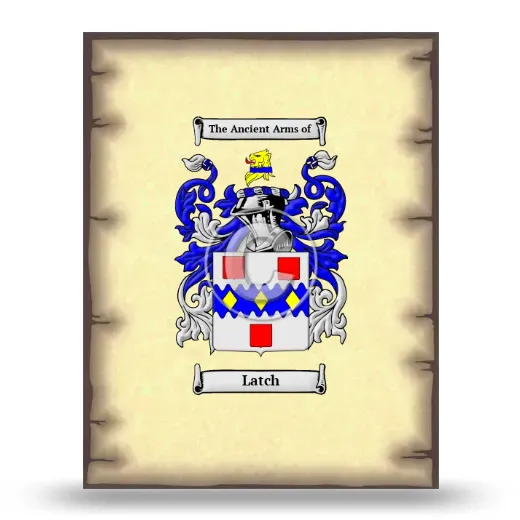 Latch Coat of Arms Print