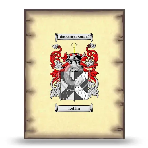 Lattin Coat of Arms Print