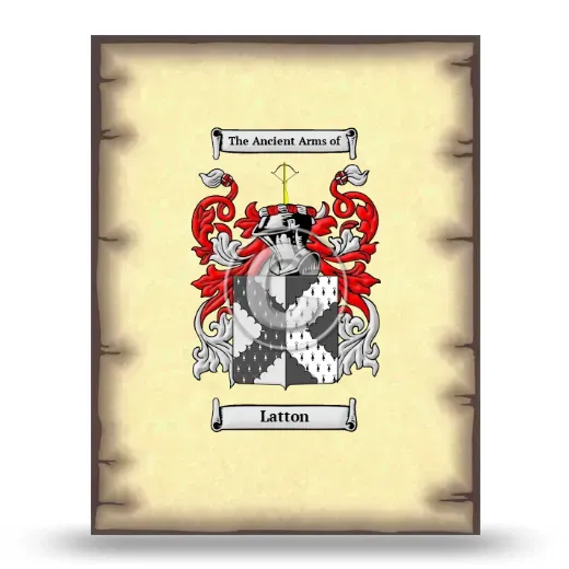 Latton Coat of Arms Print