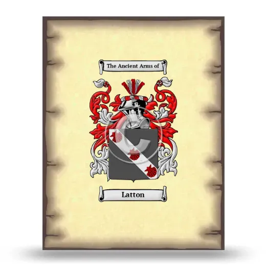 Latton Coat of Arms Print
