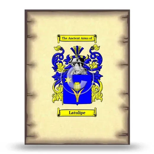 Latulipe Coat of Arms Print
