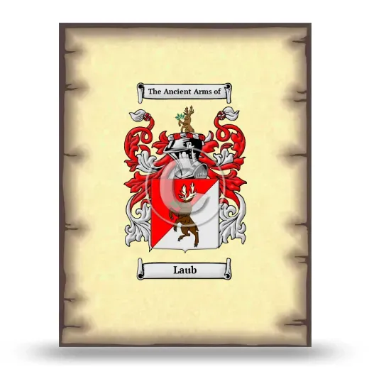 Laub Coat of Arms Print