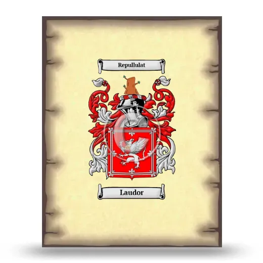 Laudor Coat of Arms Print