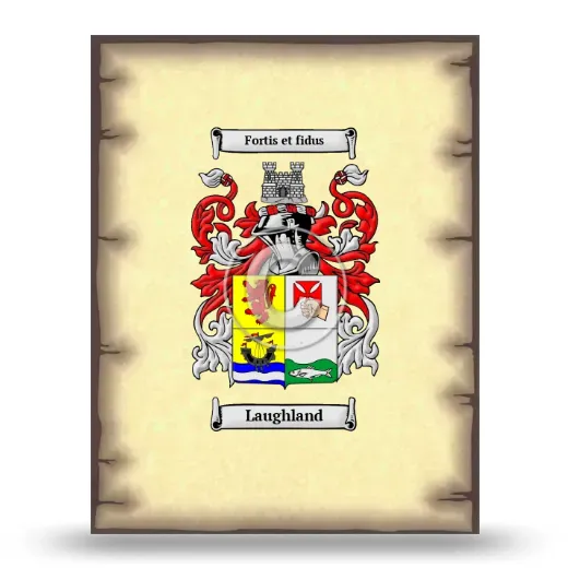 Laughland Coat of Arms Print