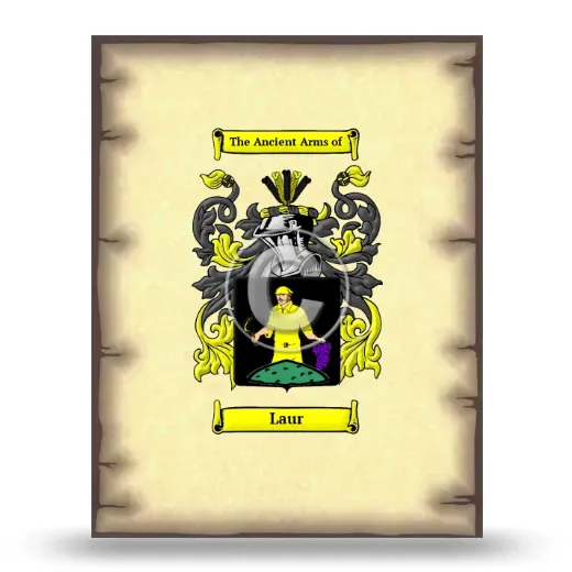 Laur Coat of Arms Print