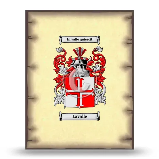 Lavalle Coat of Arms Print