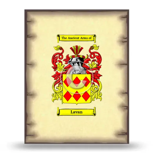 Lavan Coat of Arms Print