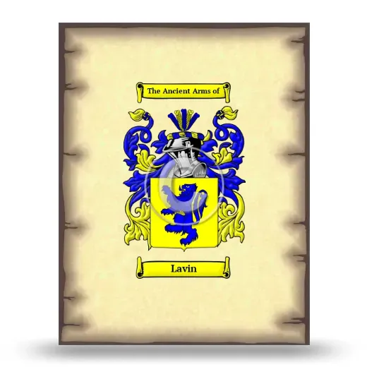 Lavin Coat of Arms Print