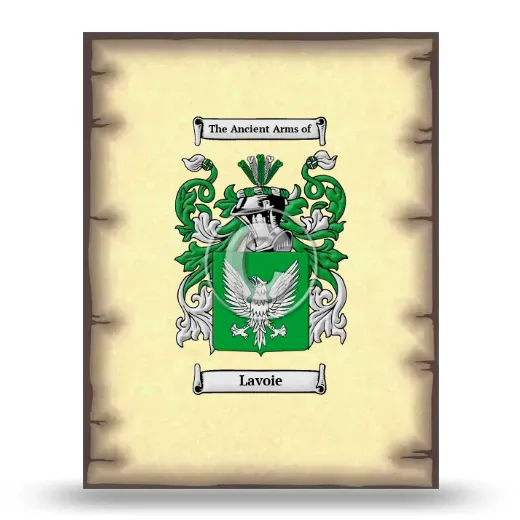 Lavoie Coat of Arms Print
