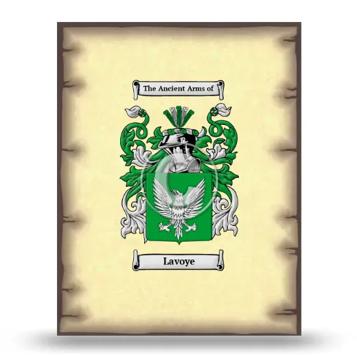 Lavoye Coat of Arms Print