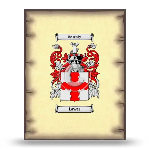 Lawer Coat of Arms Print