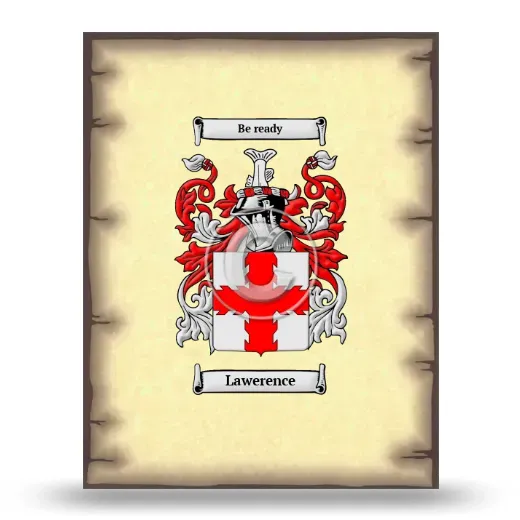 Lawerence Coat of Arms Print