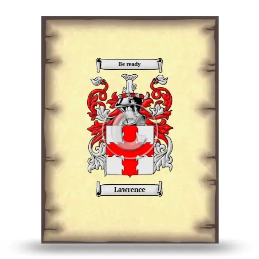 Lawrence Coat of Arms Print