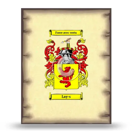 Lay-s Coat of Arms Print