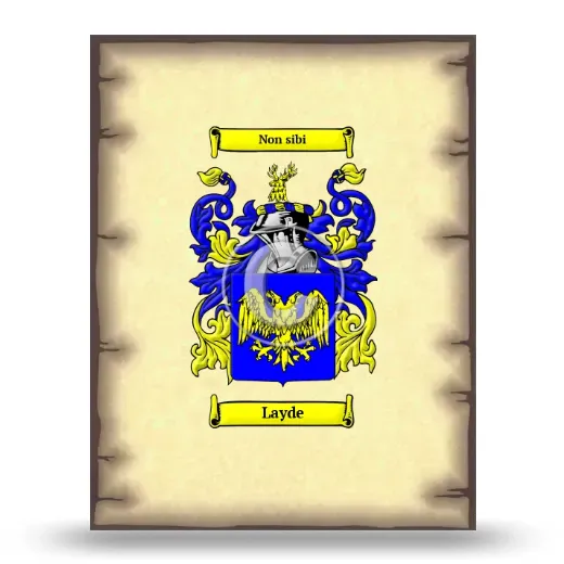 Layde Coat of Arms Print