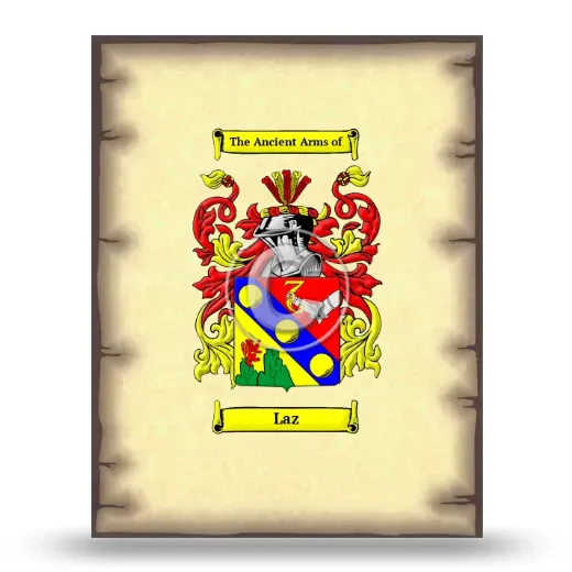 Laz Coat of Arms Print