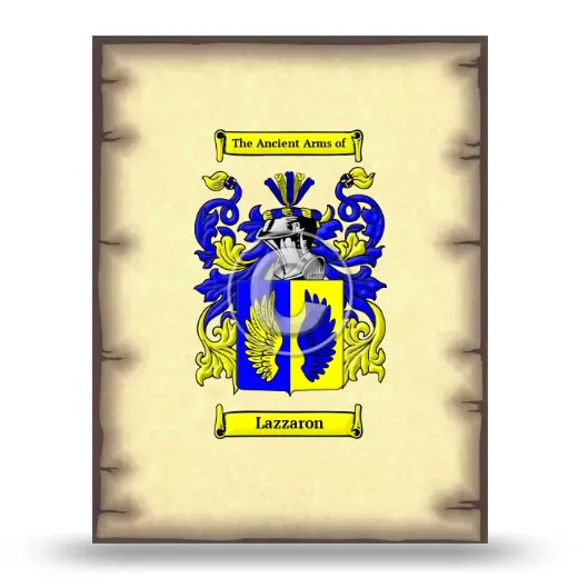 Lazzaron Coat of Arms Print