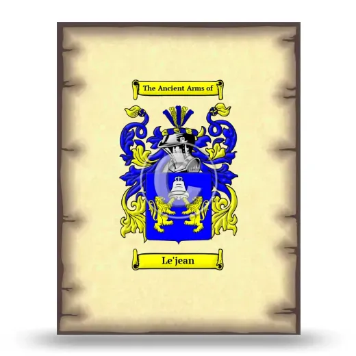 Le'jean Coat of Arms Print