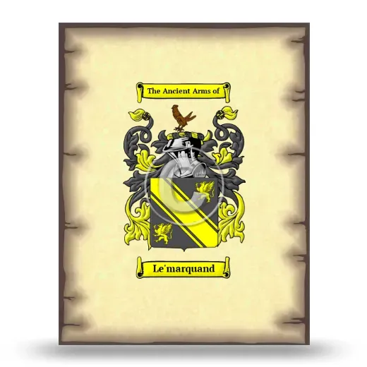 Le'marquand Coat of Arms Print