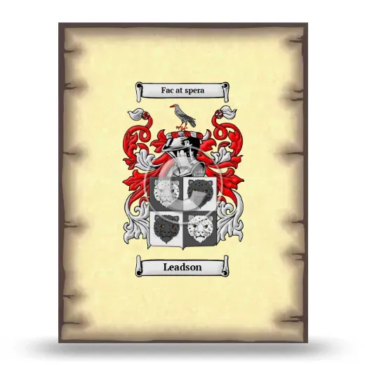 Leadson Coat of Arms Print