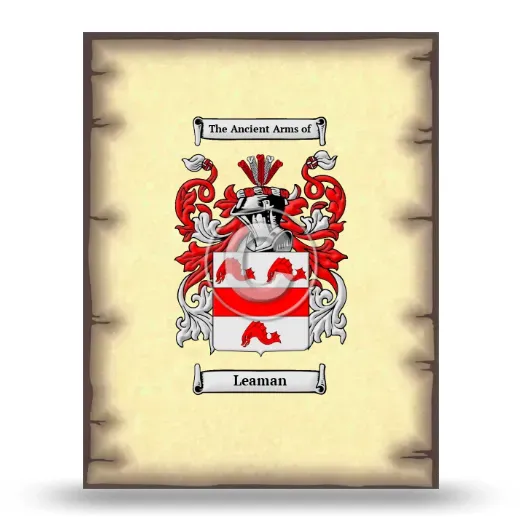 Leaman Coat of Arms Print