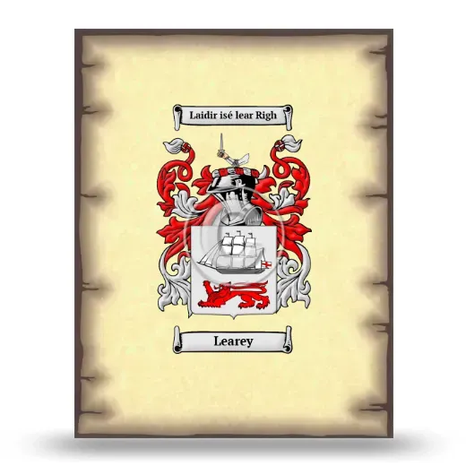 Learey Coat of Arms Print
