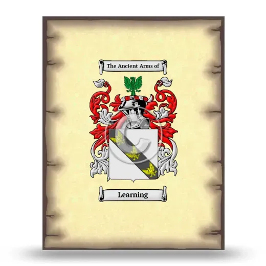 Learning Coat of Arms Print