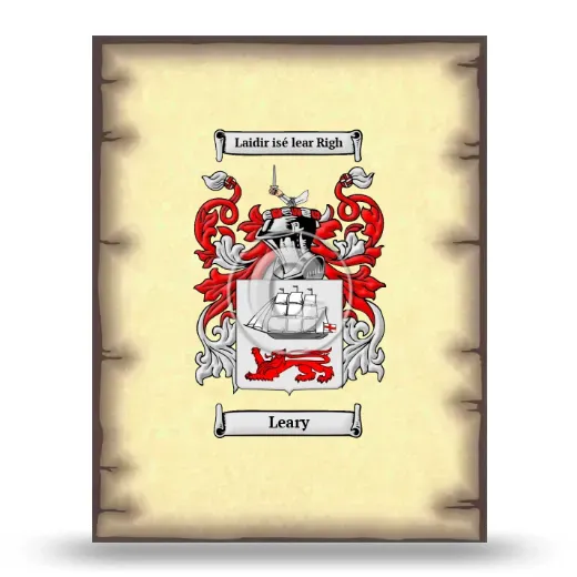 Leary Coat of Arms Print
