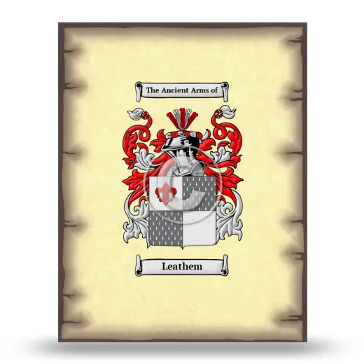 Leathem Coat of Arms Print