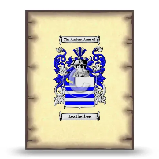 Leatherbee Coat of Arms Print