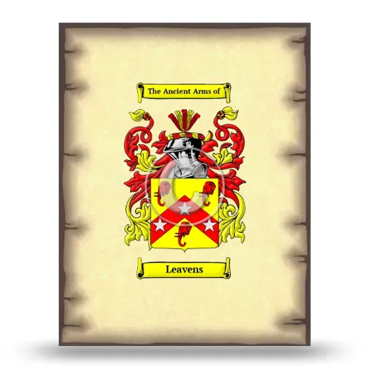 Leavens Coat of Arms Print