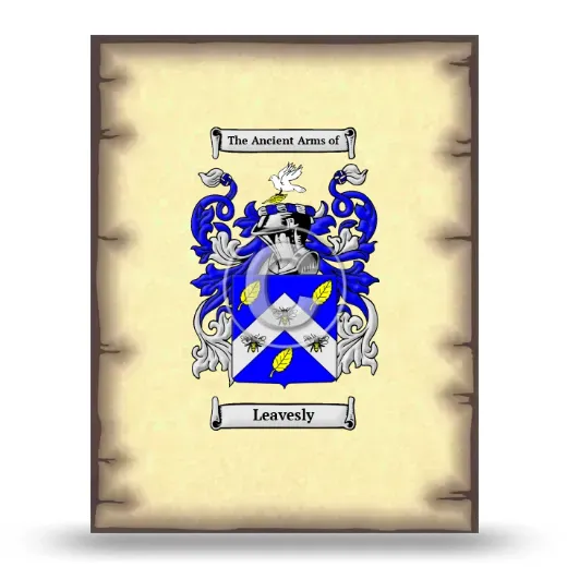 Leavesly Coat of Arms Print