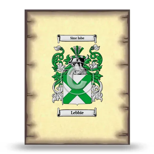Lebbie Coat of Arms Print