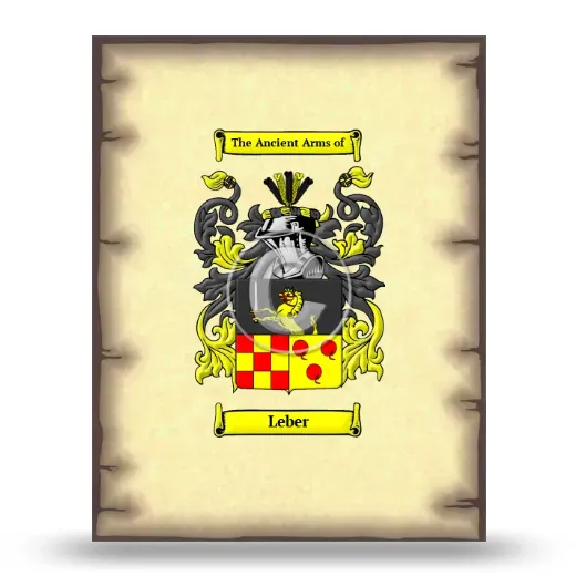 Leber Coat of Arms Print