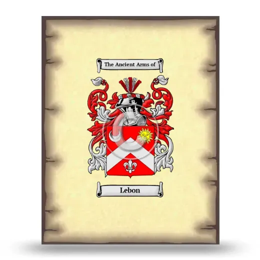 Lebon Coat of Arms Print