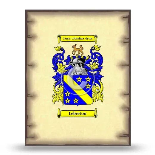 Lebreton Coat of Arms Print
