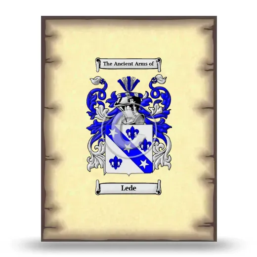 Lede Coat of Arms Print
