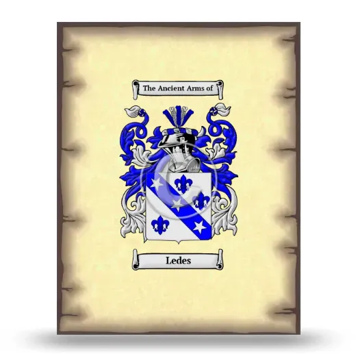 Ledes Coat of Arms Print