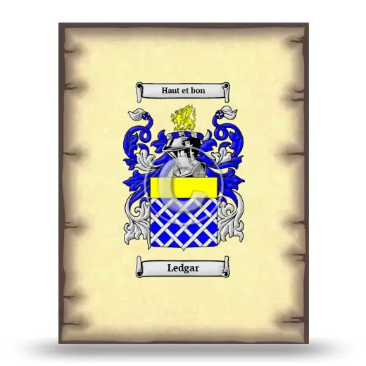 Ledgar Coat of Arms Print