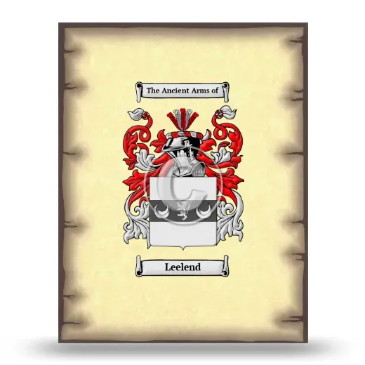 Leelend Coat of Arms Print