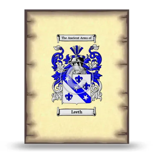 Leeth Coat of Arms Print