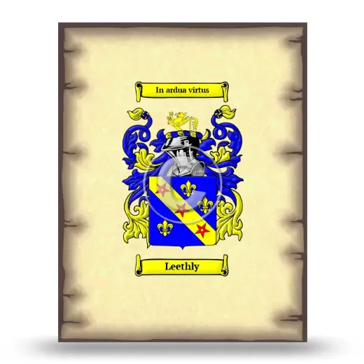 Leethly Coat of Arms Print