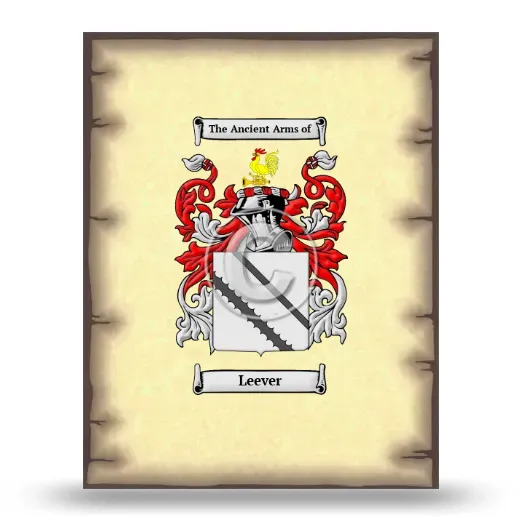 Leever Coat of Arms Print
