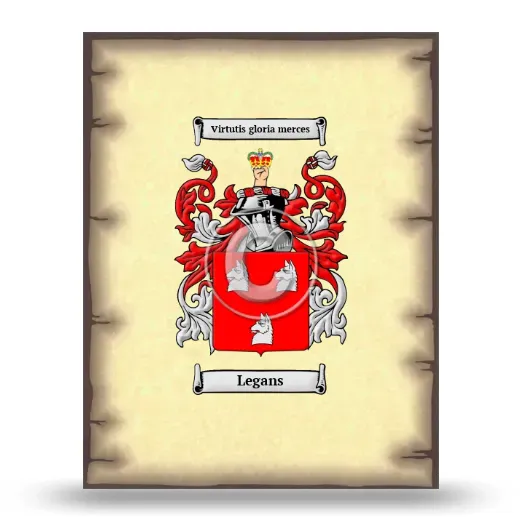 Legans Coat of Arms Print