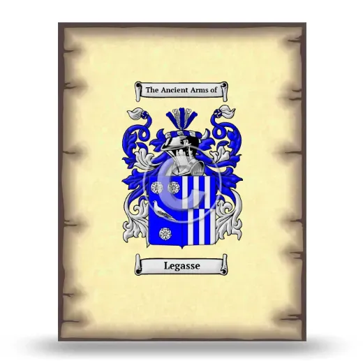 Legasse Coat of Arms Print