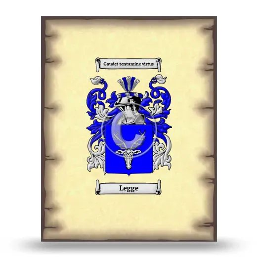 Legge Coat of Arms Print
